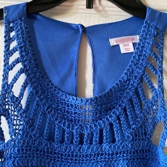 NWOT Xhilaration‎ blue dress size M - Picture 4 of 5